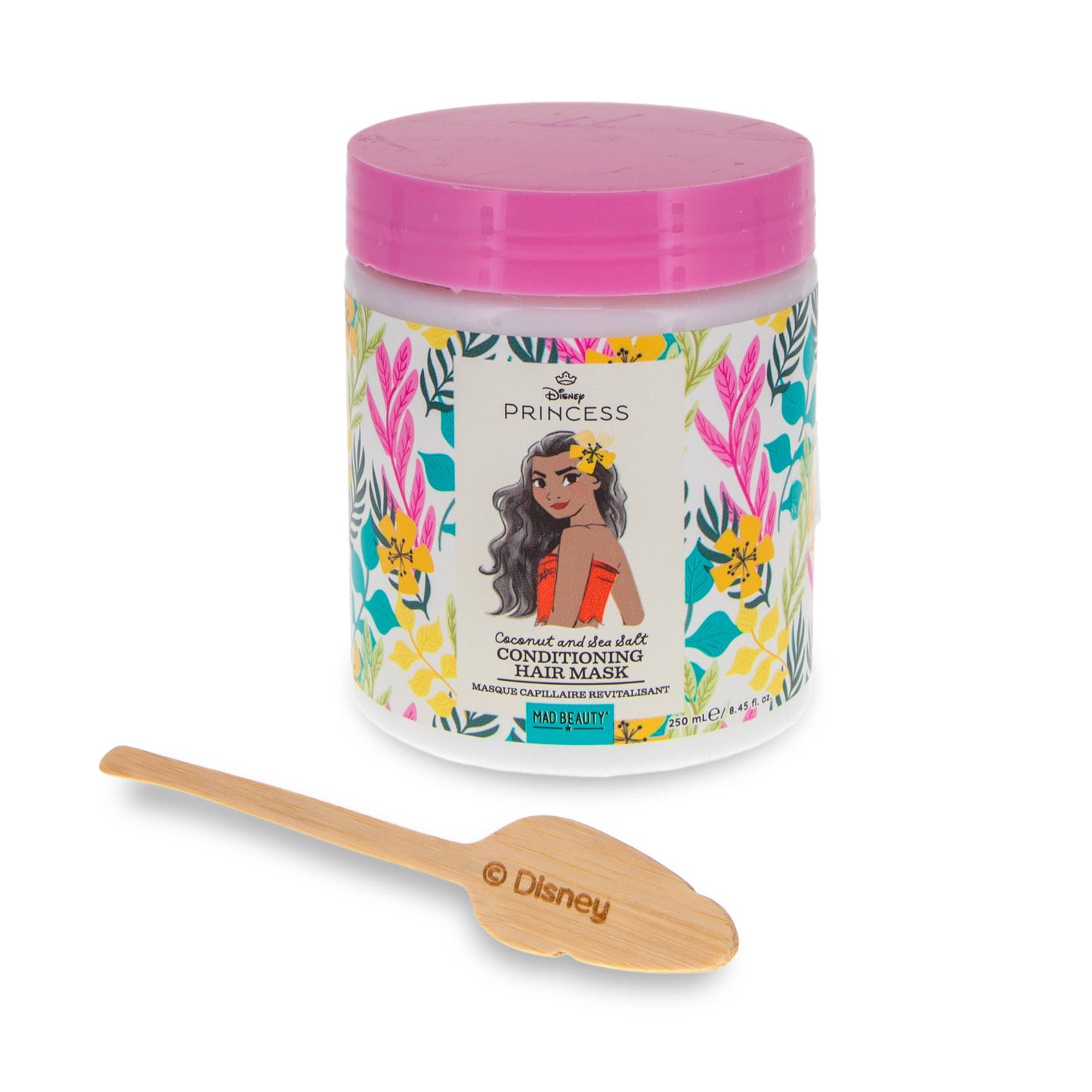 Hydrating hair mask cream – shea butter and coconut formula with paddle scoop