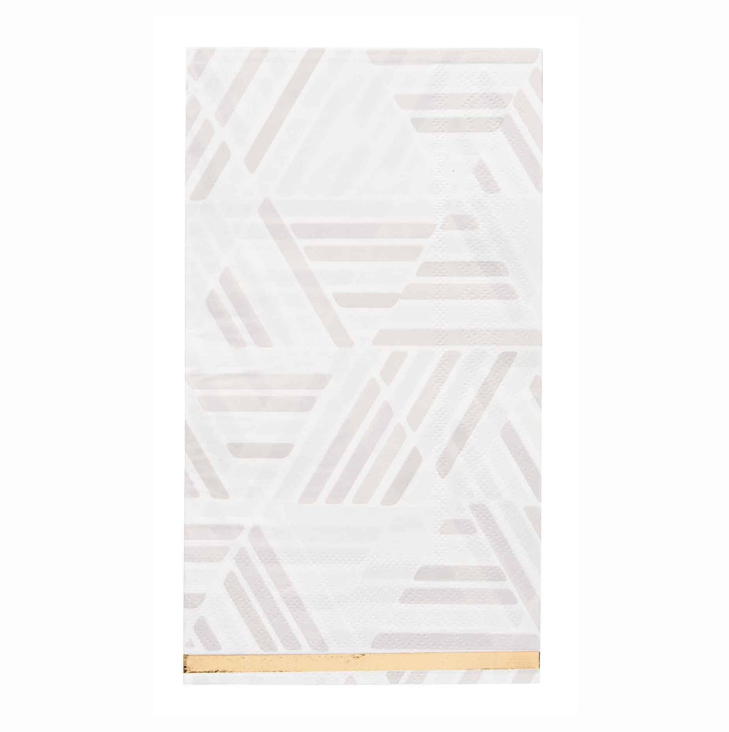 Golden Apple guest towels with black and gold trim