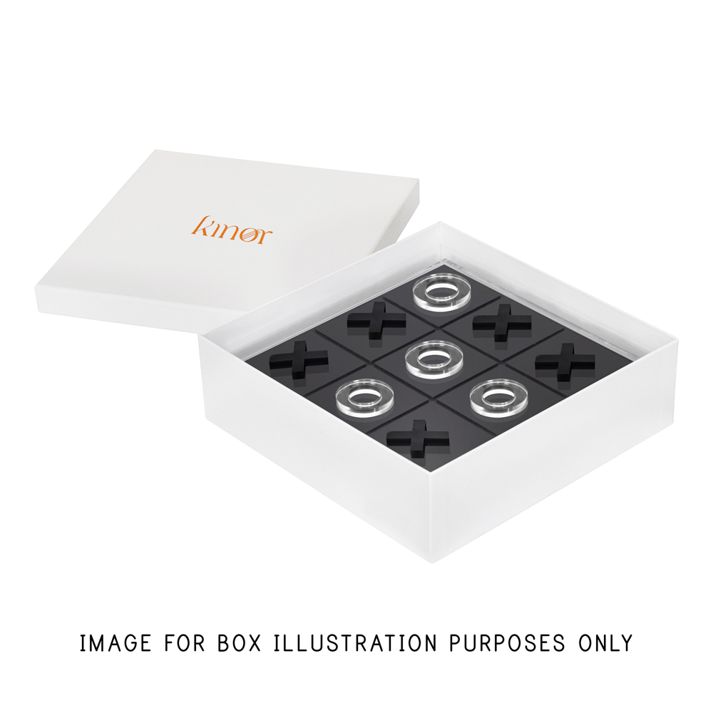Foldable lucite backgammon board for gifting