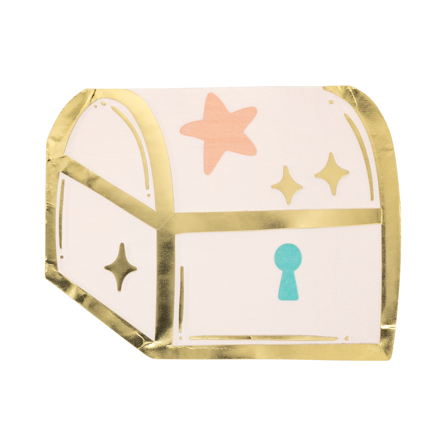 “Mermaid Treasure” 🧜♀️ Mermaid Treasure Chest Napkin