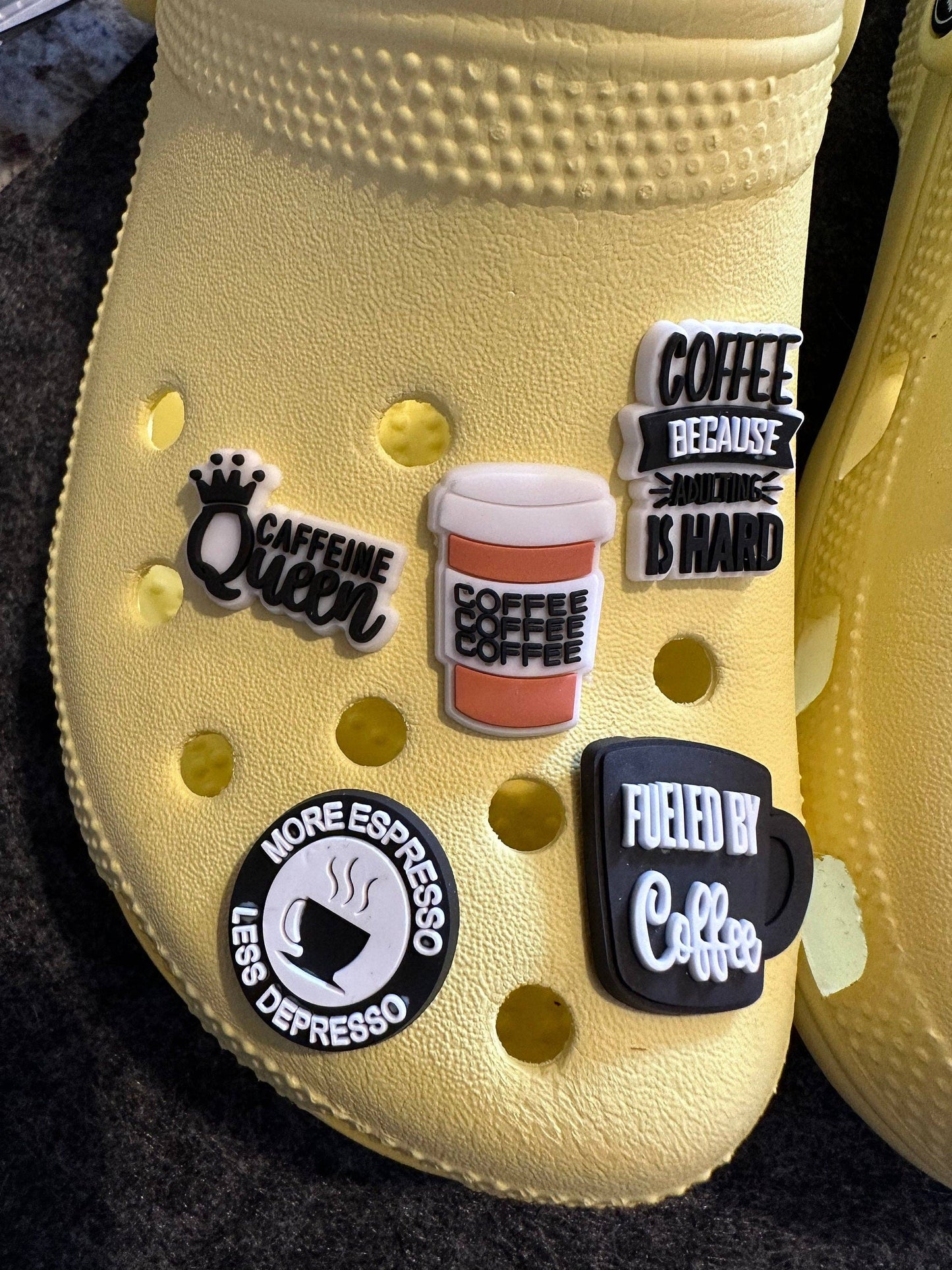 DIY gift idea with fashionable shoe decor charms