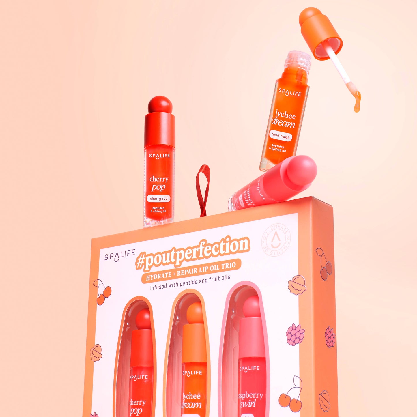“#PoutPerfection”👄 Lip Oil Trio