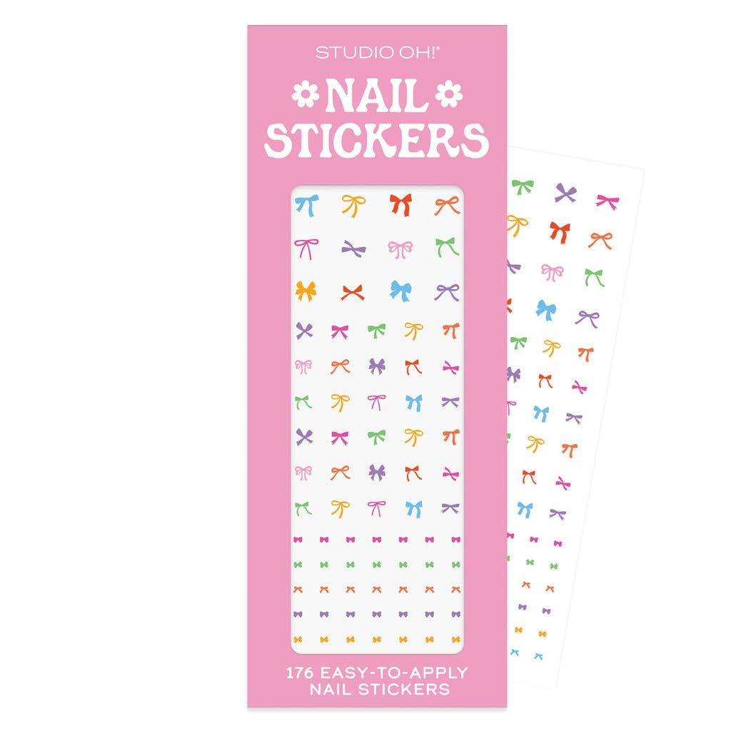 Fun and trendy nail decals for kids and teens, ideal for slumber parties and gifts