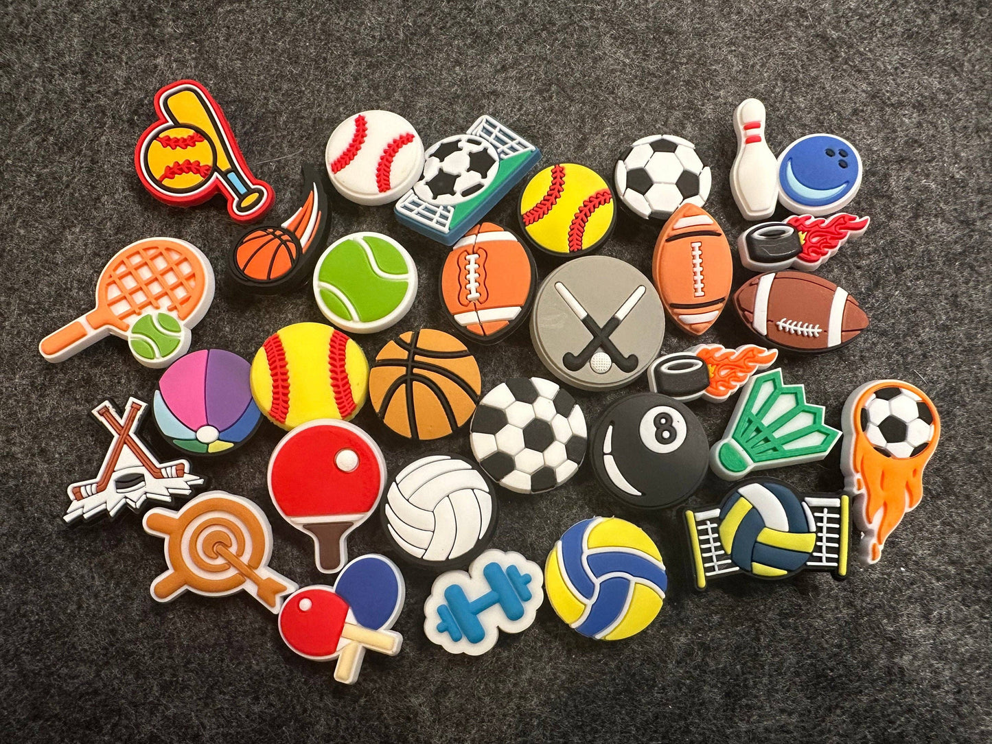 Decorative shoe clips for croc customization