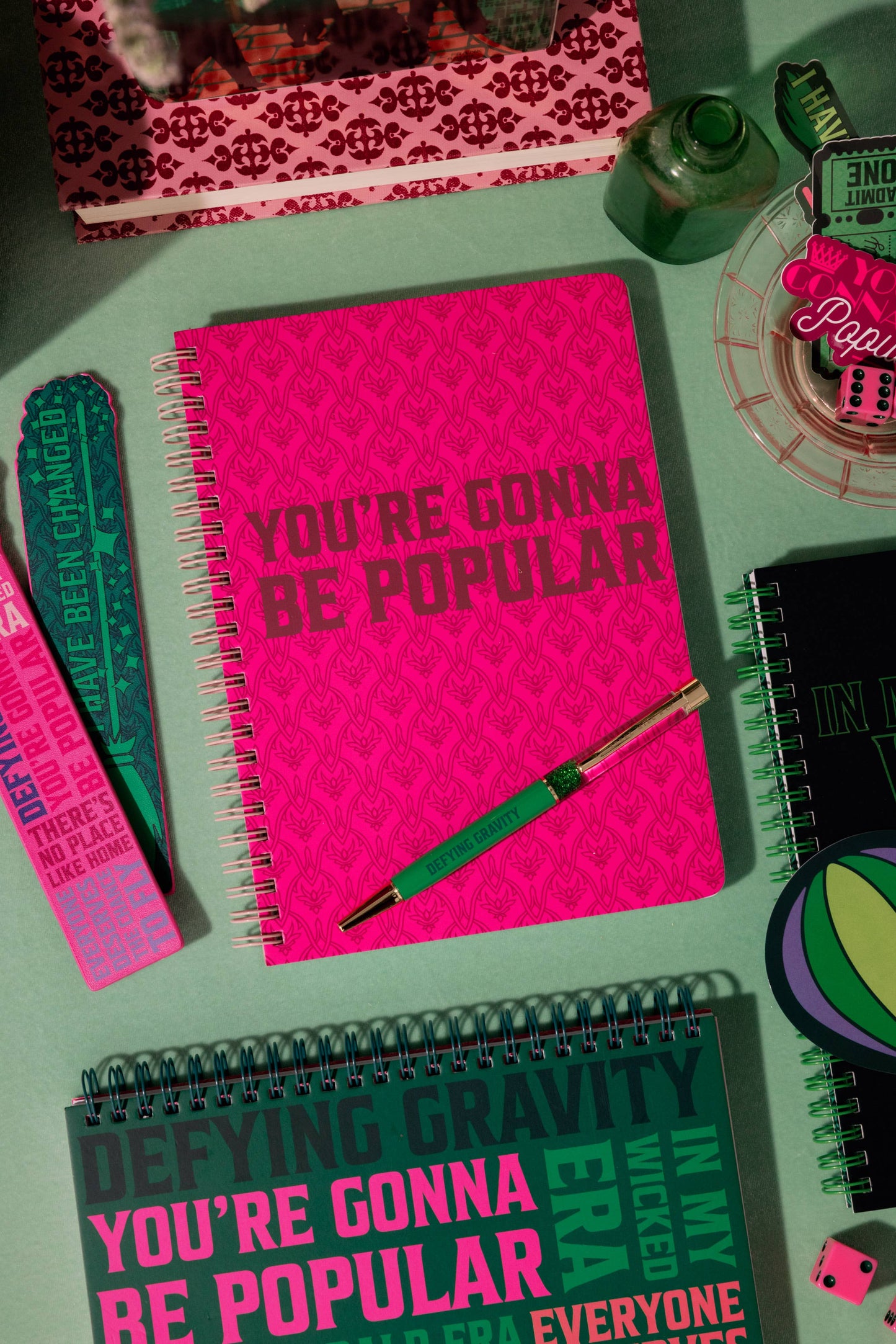 “Spell It Out” 💚✨ Wicked-Inspired Notebook