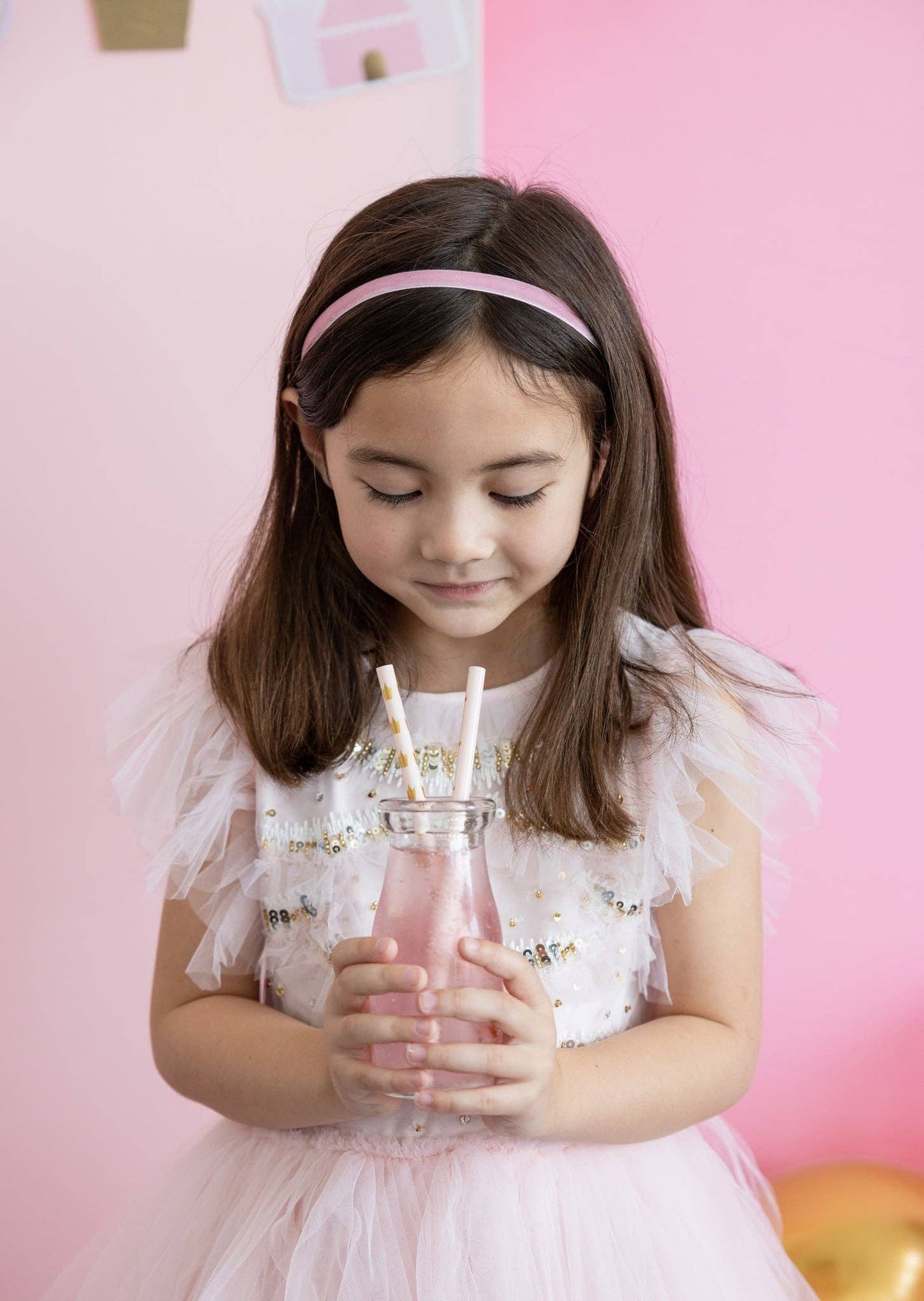 “Sip Sparkle Repeat” 👑 Princess Reusable Straws