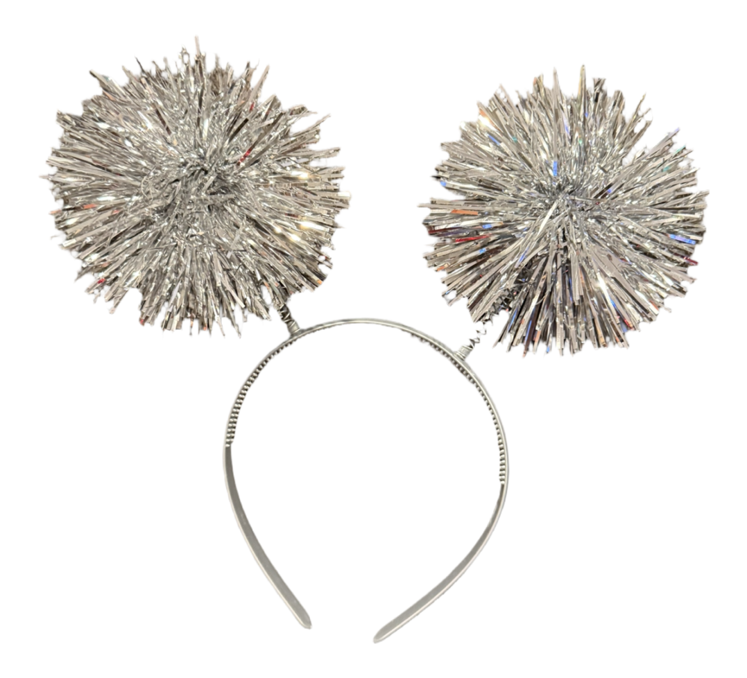Tinsel pompom camp headband – fun and colorful, essential for color war 2025