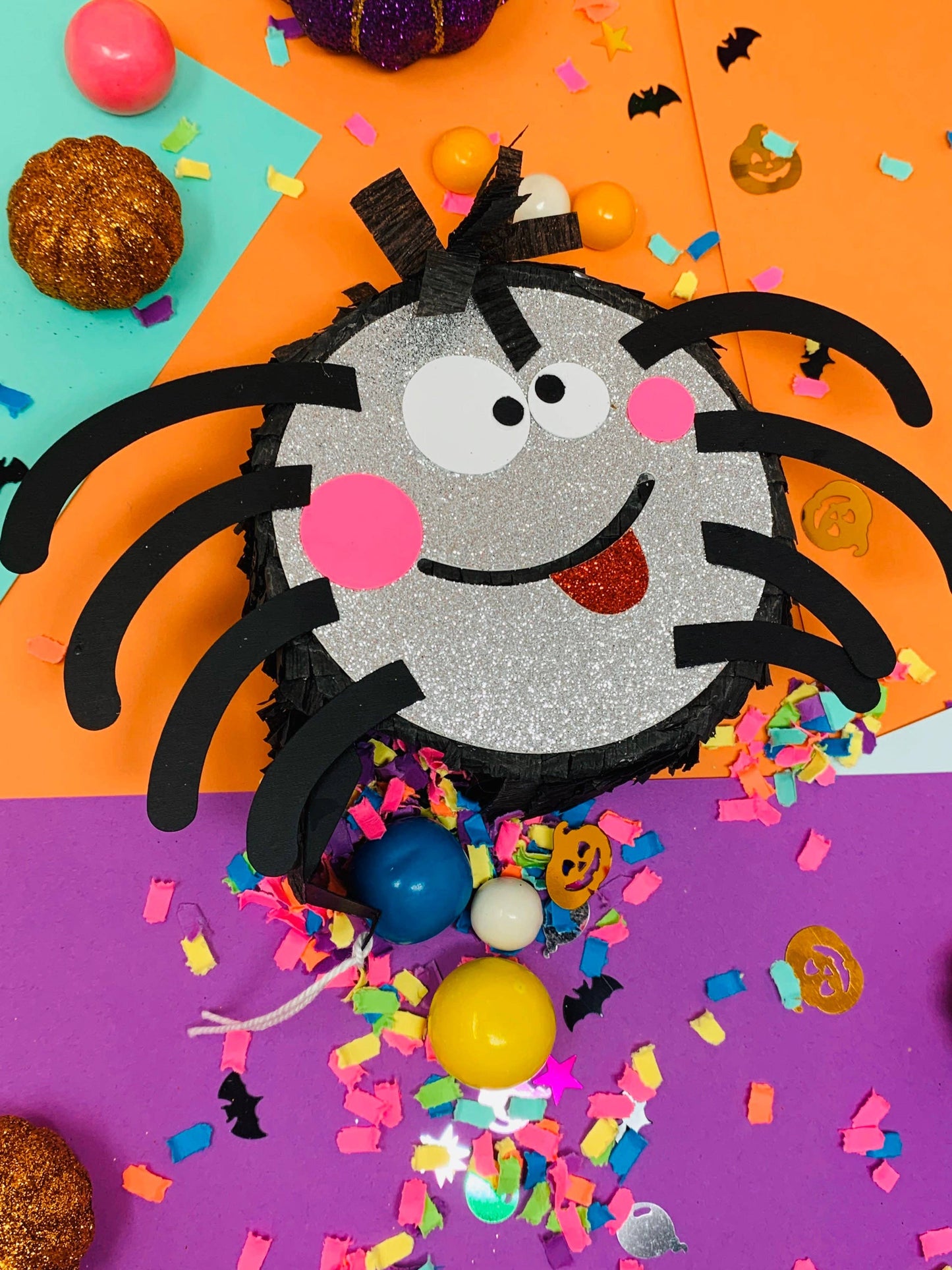 “Charlotte” 🕷️ Mini Spider Piñata Halloween Indoor Decoration