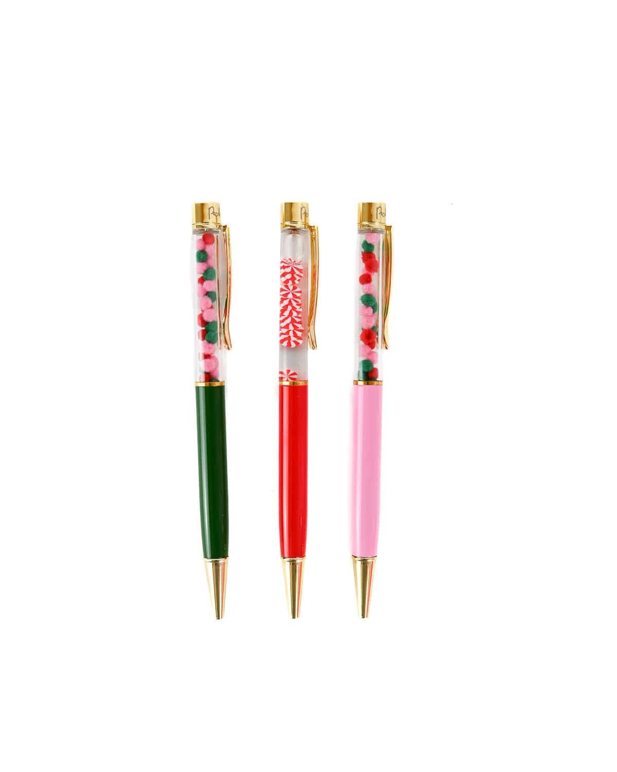 “Dear Santa, Define Good” ✏️ Holiday Confetti Pen Set by Packed Party