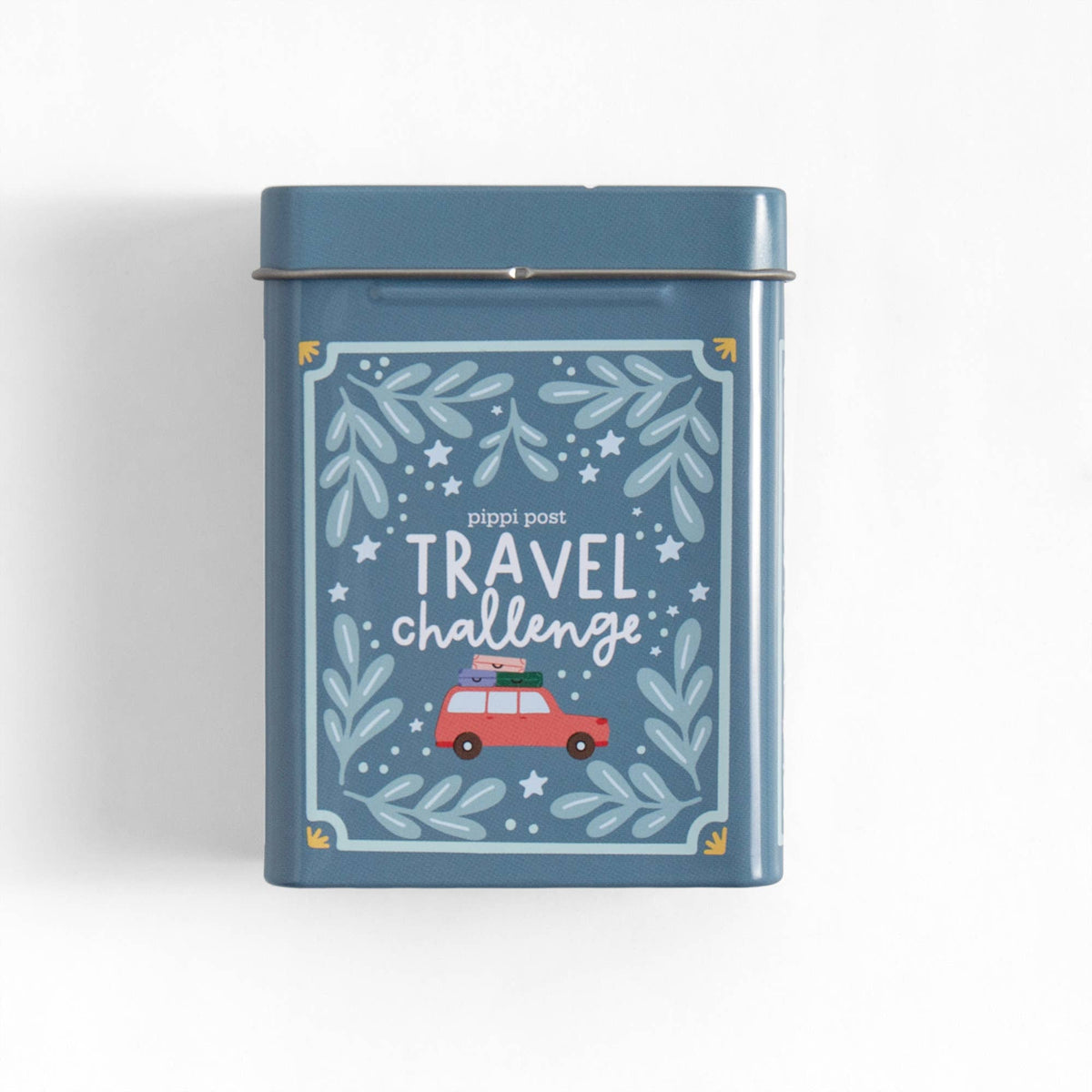 "Are We There Yet?" π Travel Challenge Card Game with Storage Tin by Pippi Post