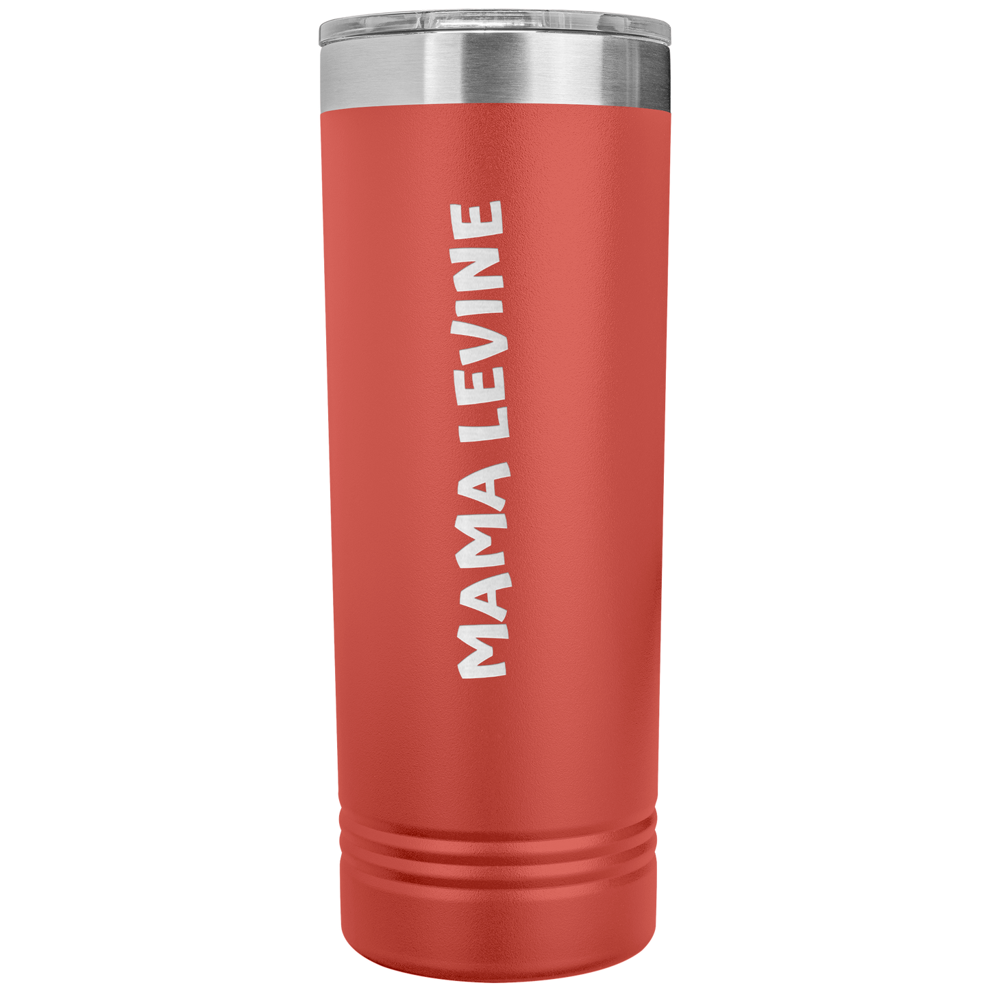 22oz Skinny Tumbler by Polar Camel, featuring a sleek design with durable double-wall stainless steel, vacuum insulated to keep drinks at a consistent temperature 2x longer than glass or plastic. Includes a snap-on acrylic slider lid, BPA and lead-free. Hand wash only, not microwave safe.