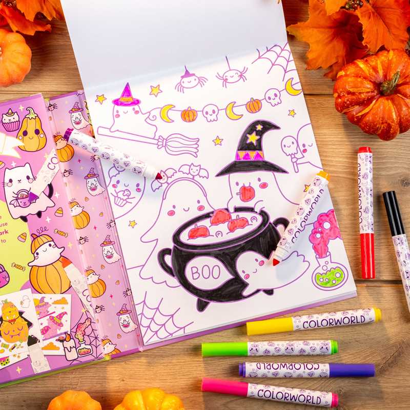 “Spooky Sweet Halloween” 🎃 ColorWorld: Spooky Sweet Halloween by: Kit - Paperback; 64 pages / English