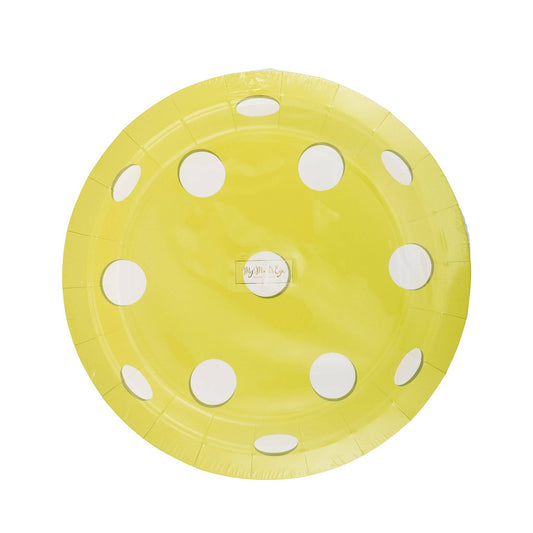 Unique pickleball-shaped paper plates, perfect for serving snacks at your next party. Each plate measures 9 inches and comes in a set of 8, making them a fun addition for pickleball lovers and guests. Ideal for sports-themed gatherings and game day celebrations.