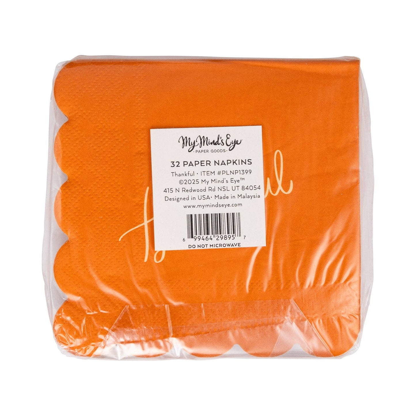 “Grateful Sips” 🍂 Foil Thankful Cocktail Napkins