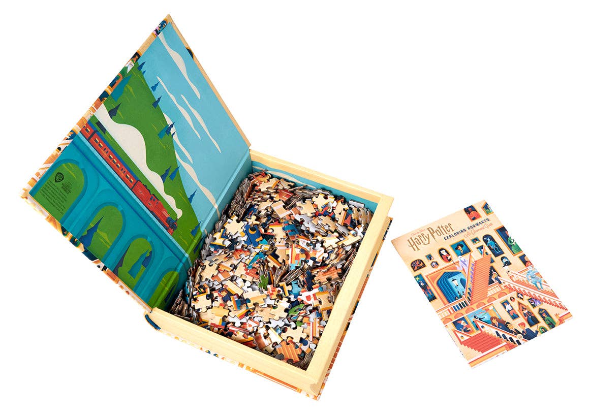 “Exploring Hogwarts” 🧙 Harry Potter Puzzle and Book Set