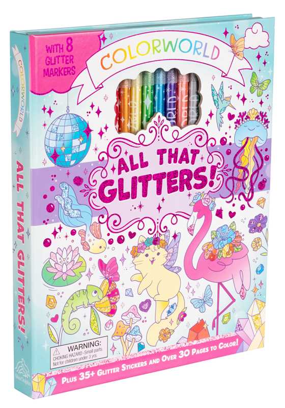ColorWorld: All That Glitters! by Editors of Silver Dolphin Books: Kit - Paperback; 64 pages / English