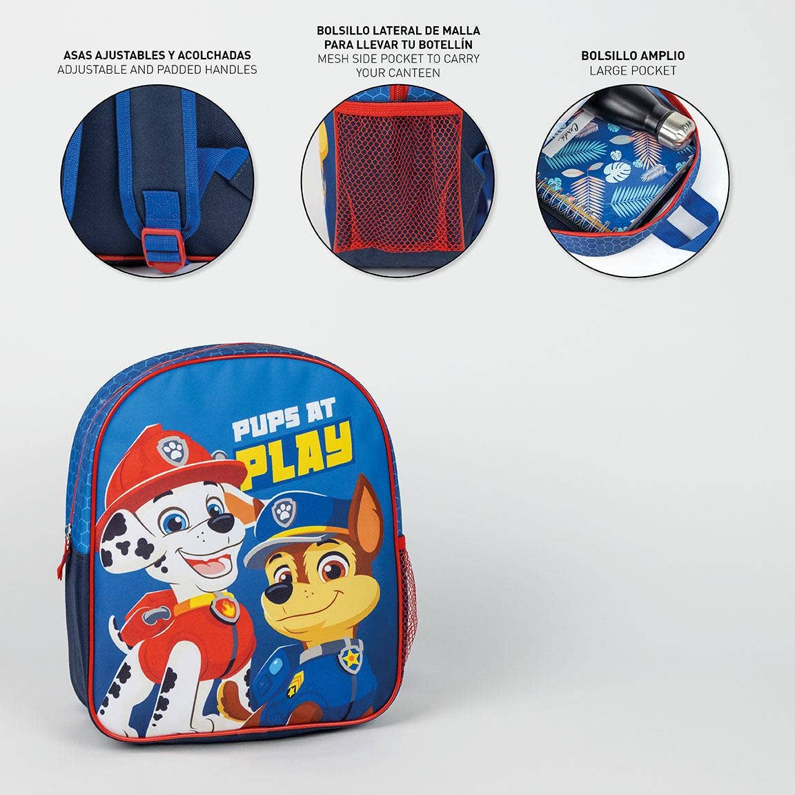 Paw Patrol character backpack for preschool
