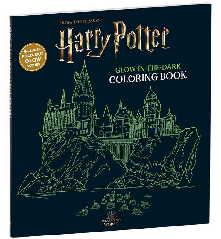 Harry Potter coloring book with glow pages