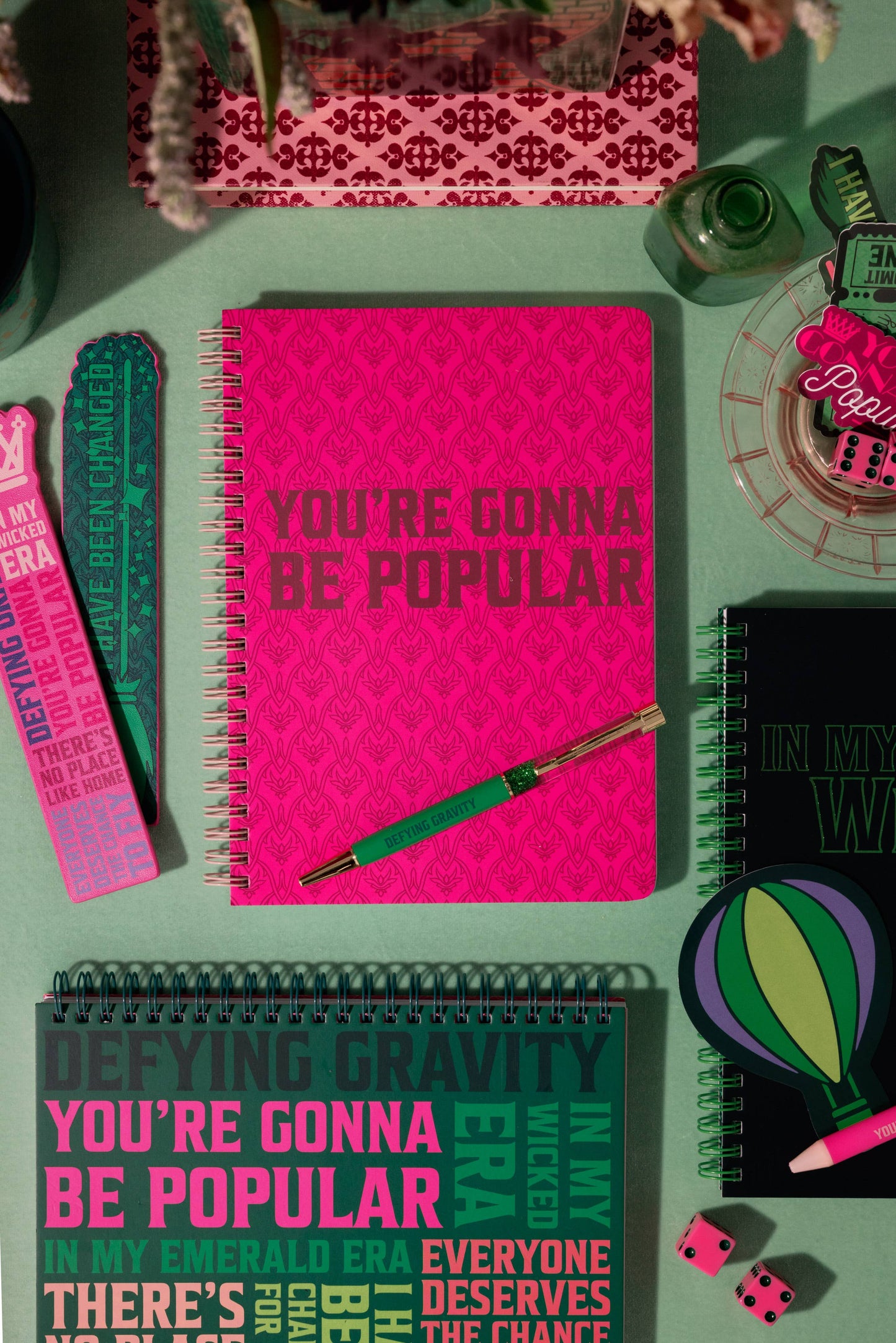 “Spell It Out” 💚✨ Wicked-Inspired Notebook
