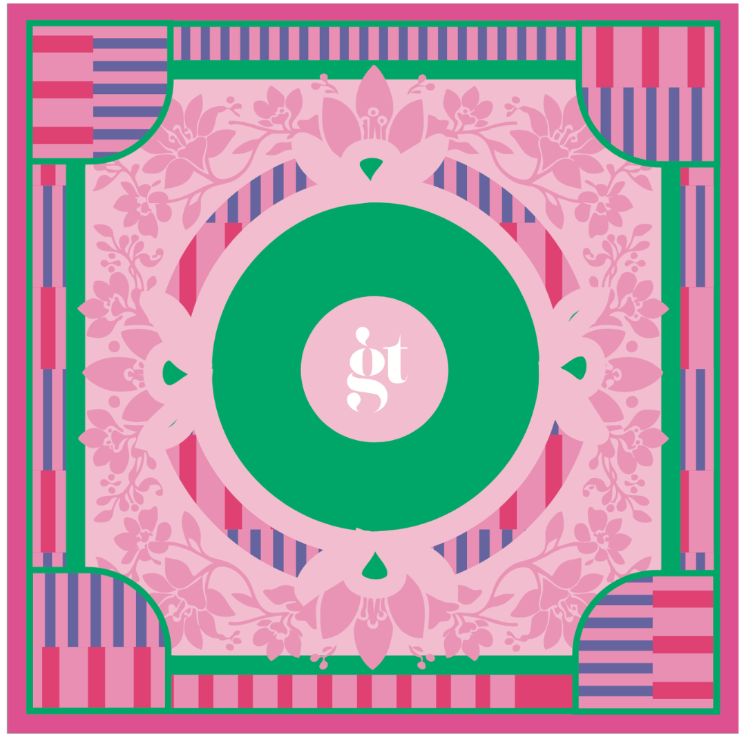 “Table Stakes” 🀄 Non-Slip Mahjong Mat for Game Night (33 x 33 Inch) by Girl Tribe Co