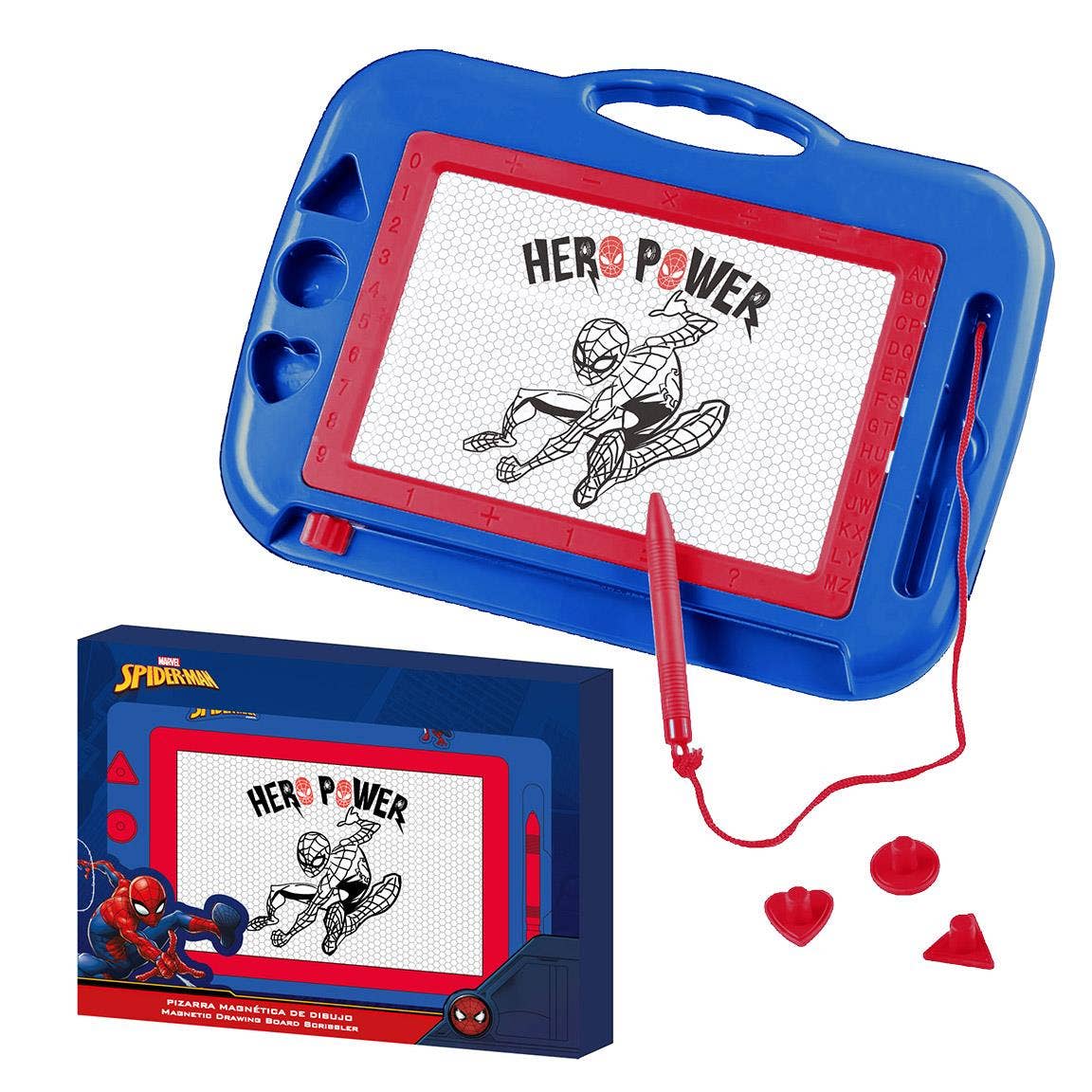 SpiderβMan magnetic drawing board set for kids