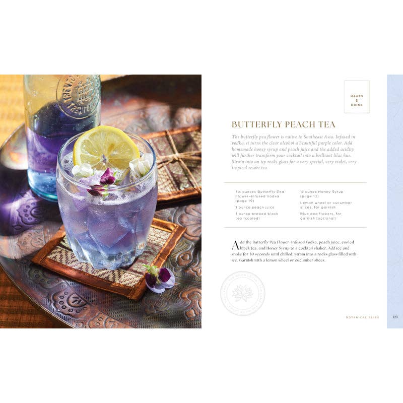 Exotic drink ingredients from resort-inspired recipes