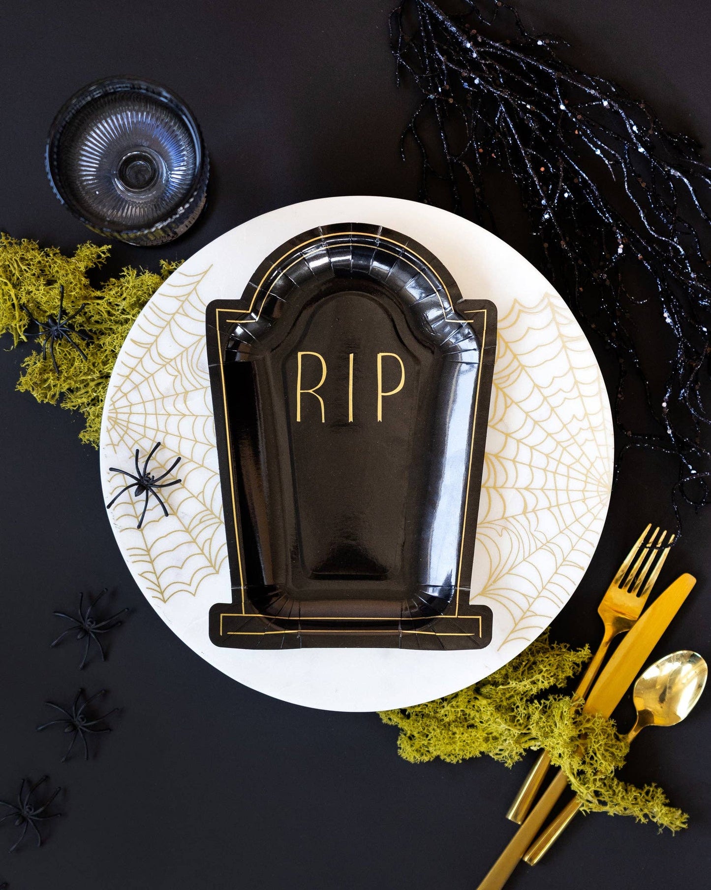 “Rest in Feast” 🪦 Tombstone Shaped Plates