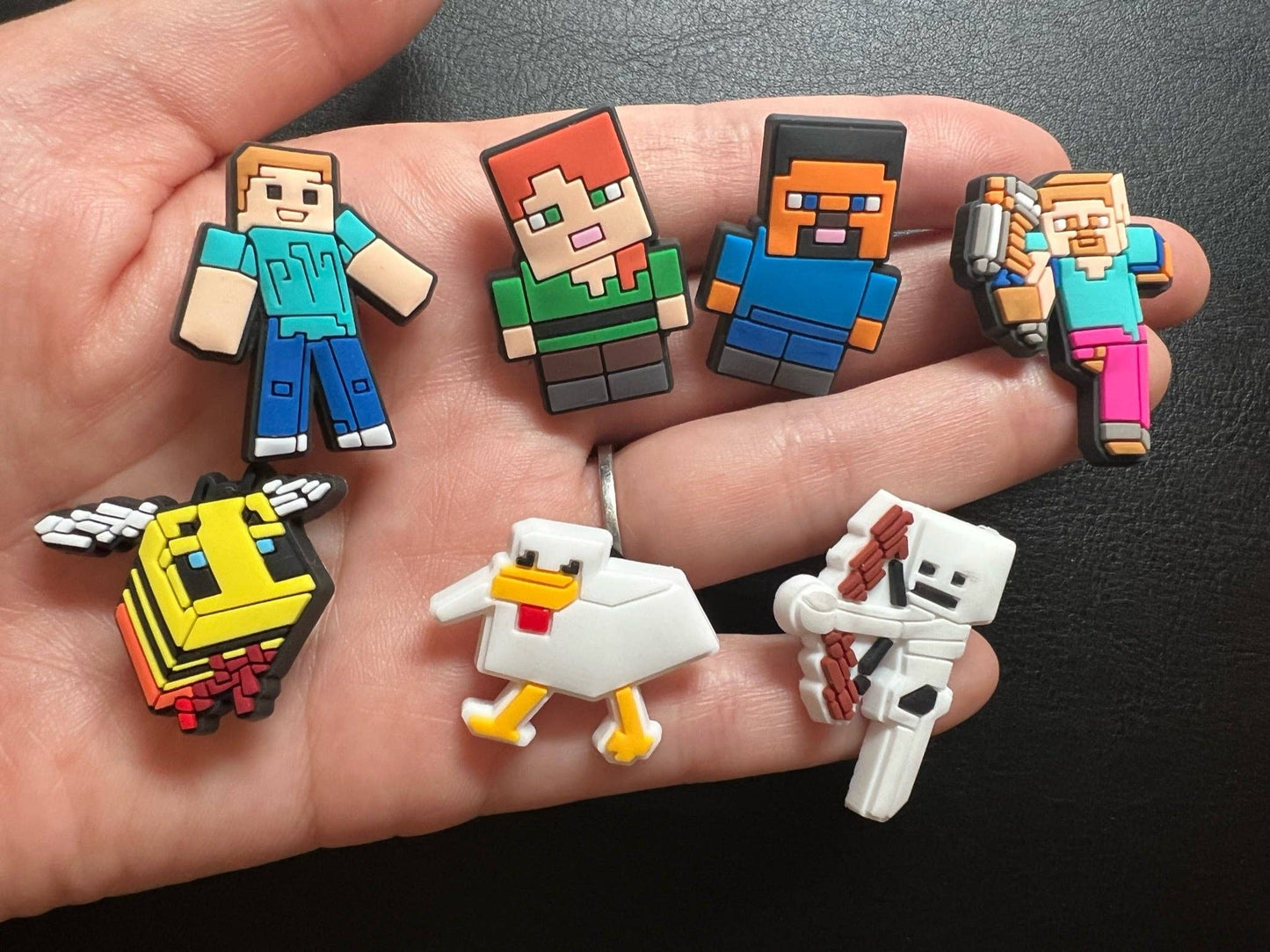 "Mine Mode" ⛏️ Minecraft Croc Shoe Charms (Set of 16) by JuliesDecal