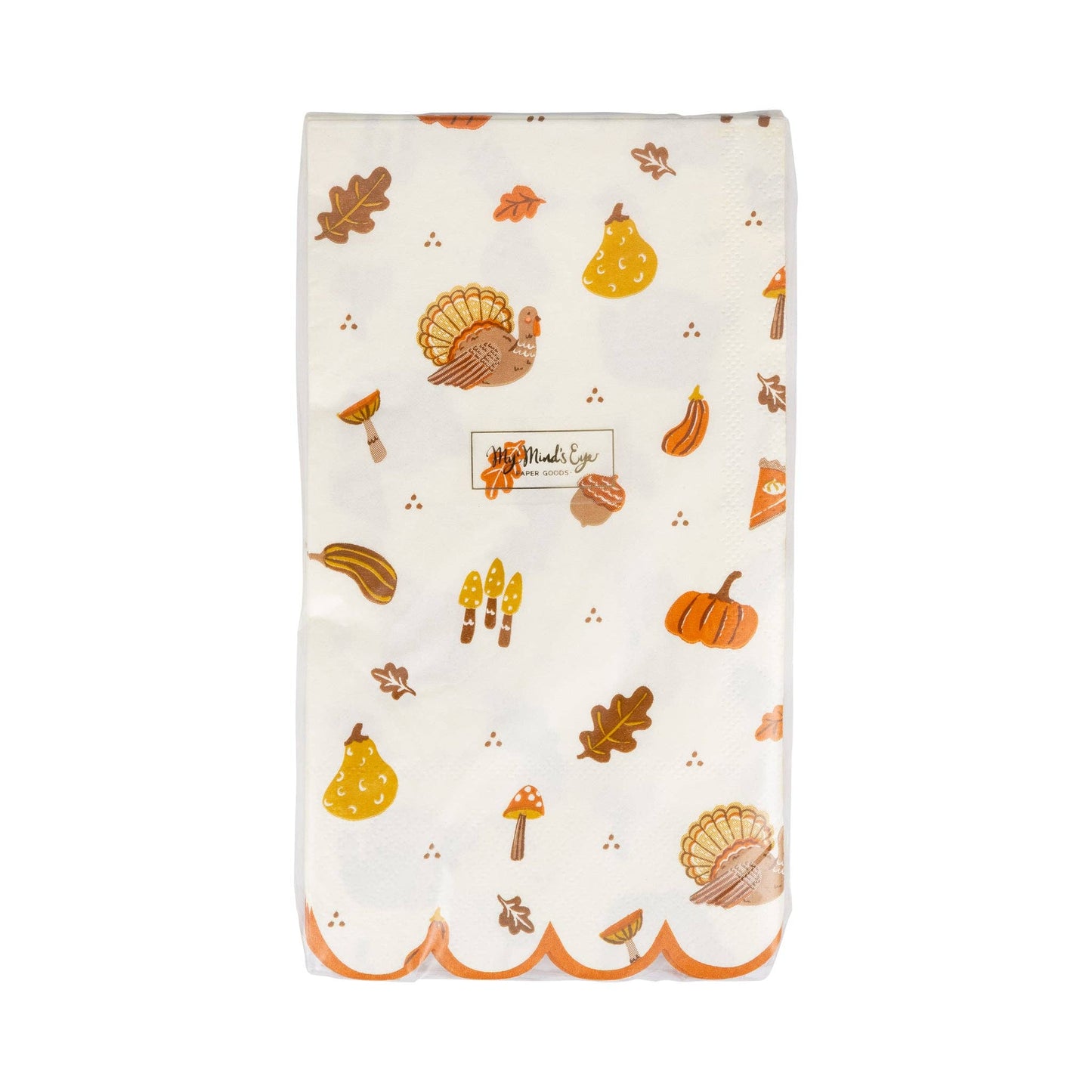 “Feast Mode” 🦃 Thanksgiving Icons Dinner Napkins