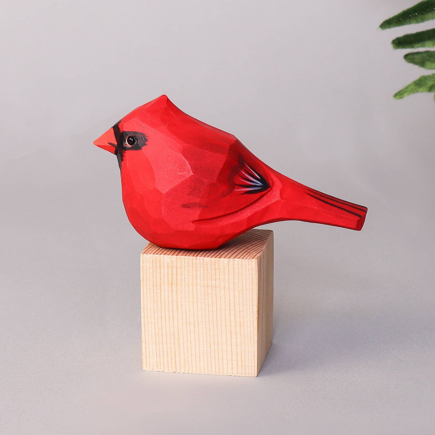cardinal bird painting craft kit with wooden birds