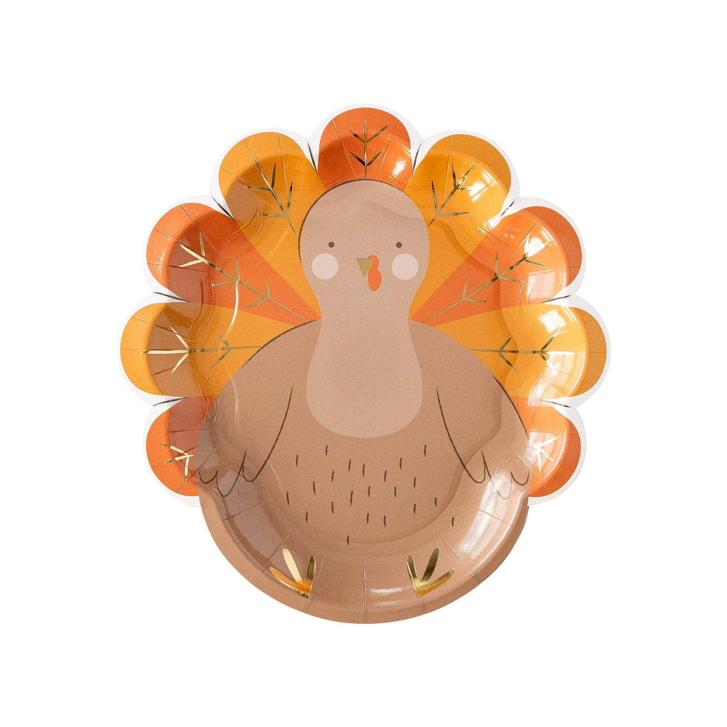 “Turkey Time Plates” 🦃 Kid’s Thanksgiving Paper Plates