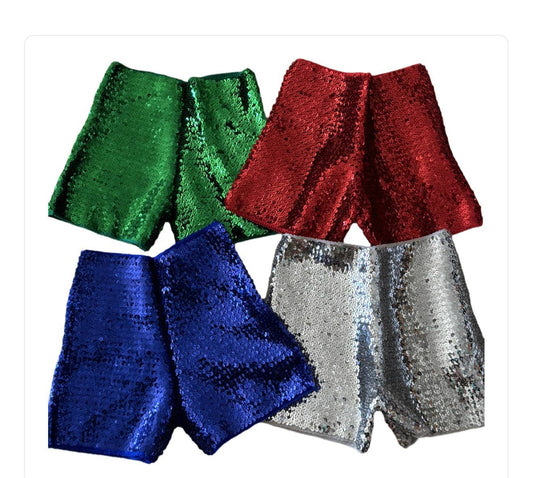 One size sequin shorts for camp