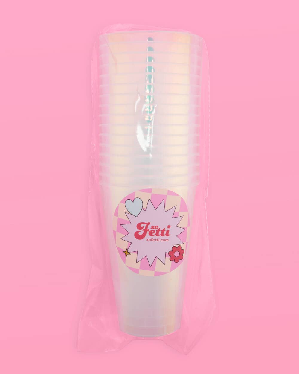 “Sparkle and Shine” ✨ Iridescent Party Cups, Birthday Party Supplies, Bachelorette by xo, fetti