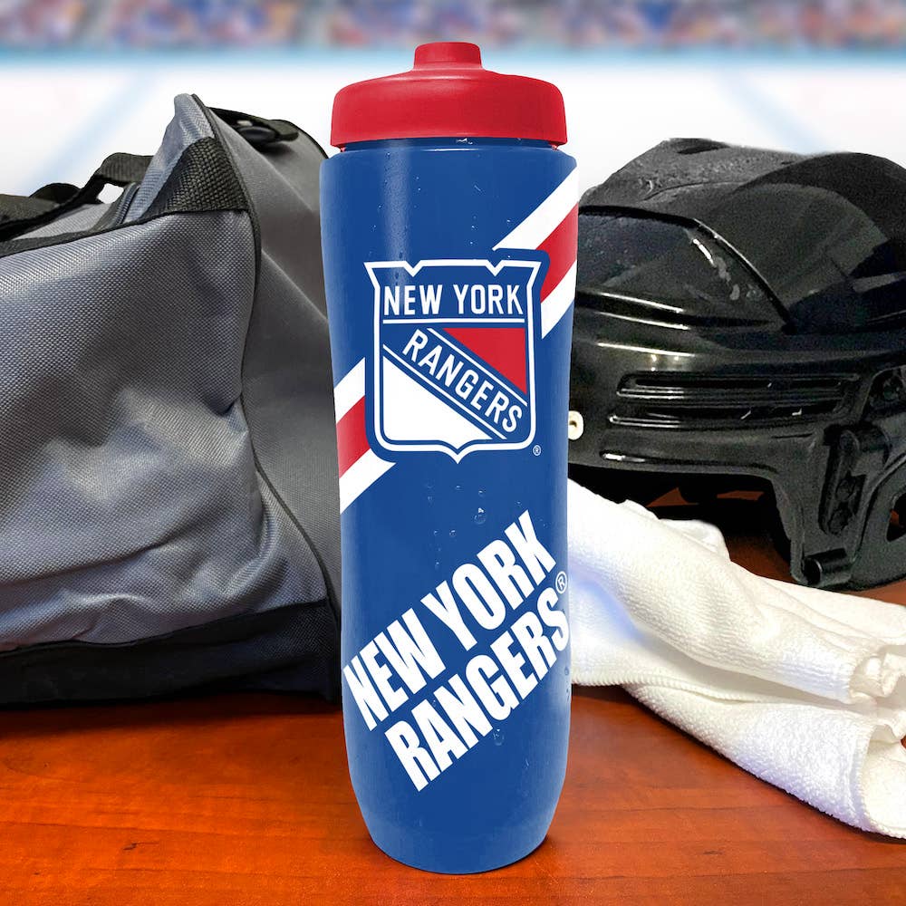 “Power Play Squeeze” 💧 New York Rangers Water Bottle