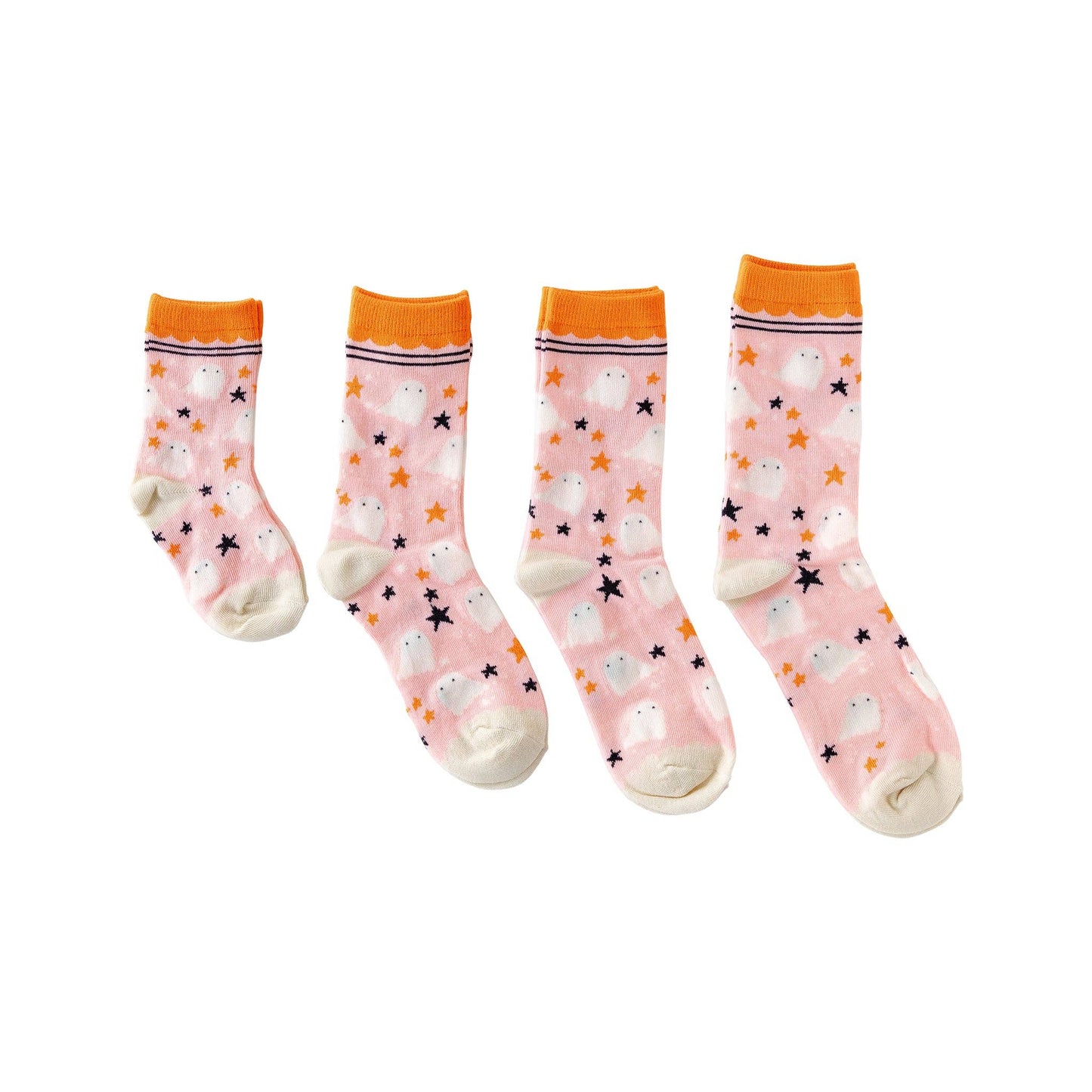“Spirited Steps” 👻 Ghost Pattern Halloween Socks by My Mind's Eye