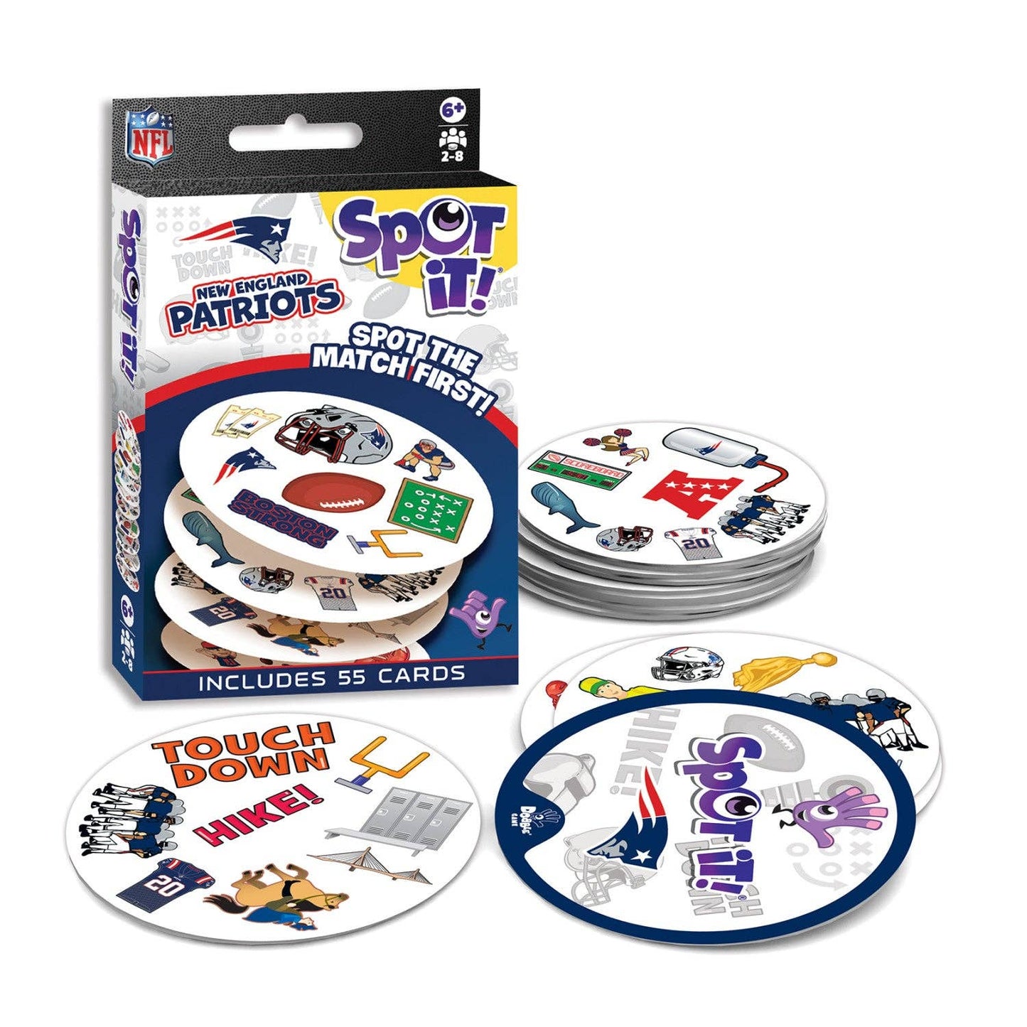 NFL Patriots matching card game