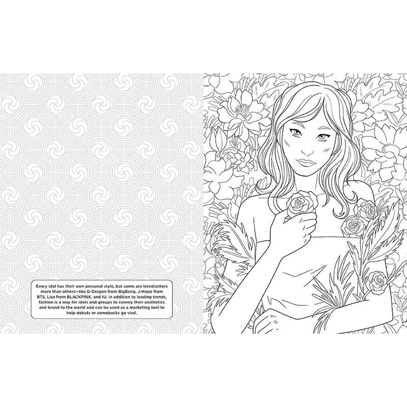 "K-Pop Stan Era" π I Love K-Pop Coloring & Activity Book by Insight Editions