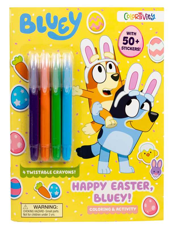 "Bluey Colortivity" π°π¨πΈ Happy Easter, Bluey! by Delaney Foerster