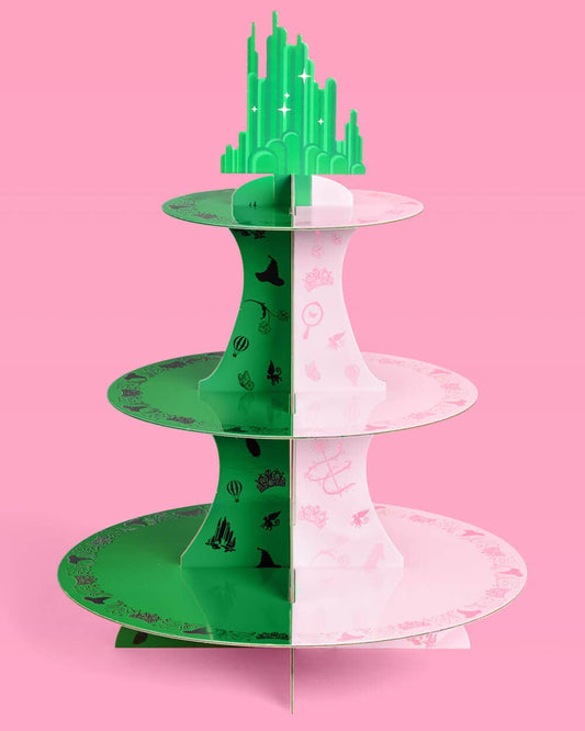 “Emerald City" Wicked Inspired Cupcake Tower - 3 tiered display by xo, fetti