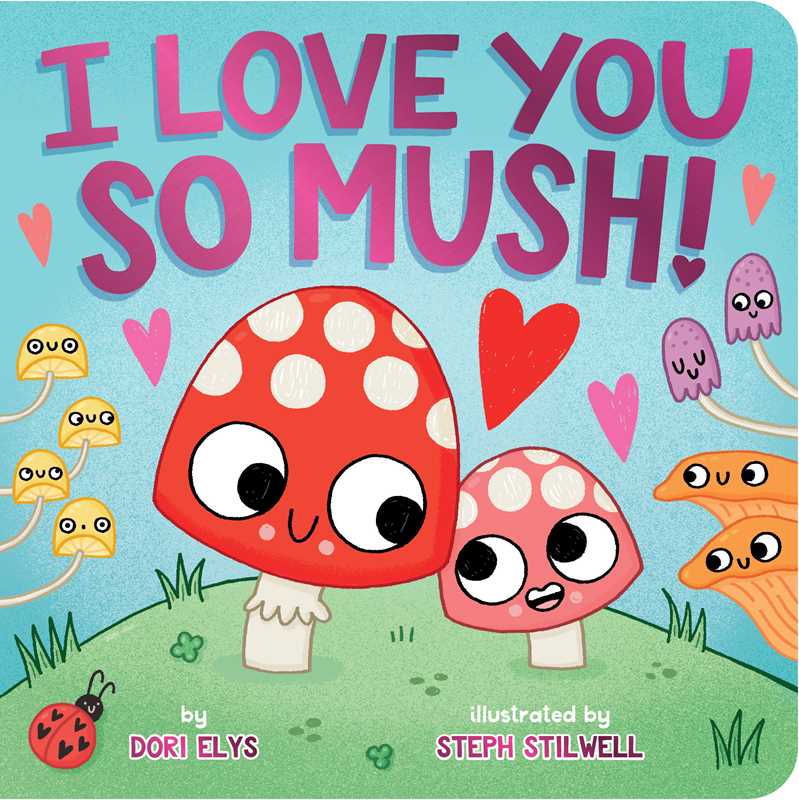 A pun-filled board book with mushroom love, perfect for little ones with a fun, rhyming twist!