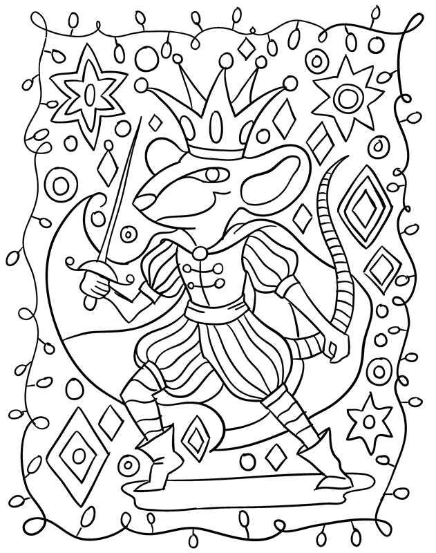 “Nutcracker:” 🩰 Coloring Book by: Paperback; 40 pages / English