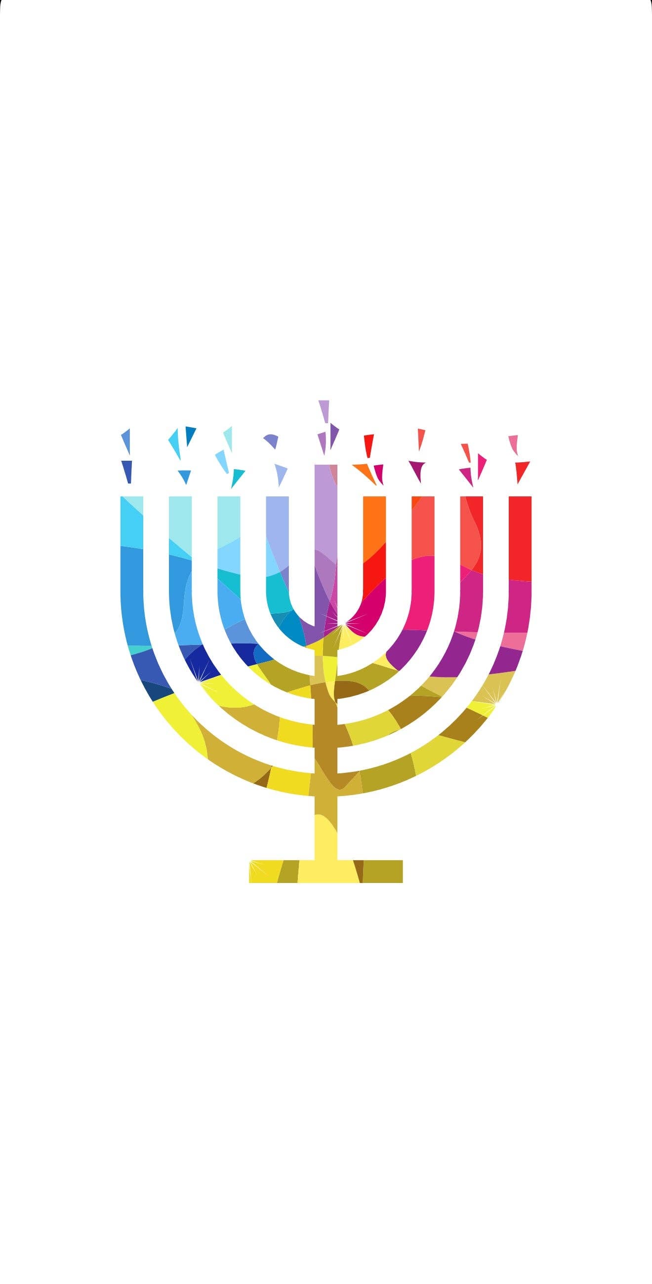 Festive Hanukkah paper napkins with menorah design