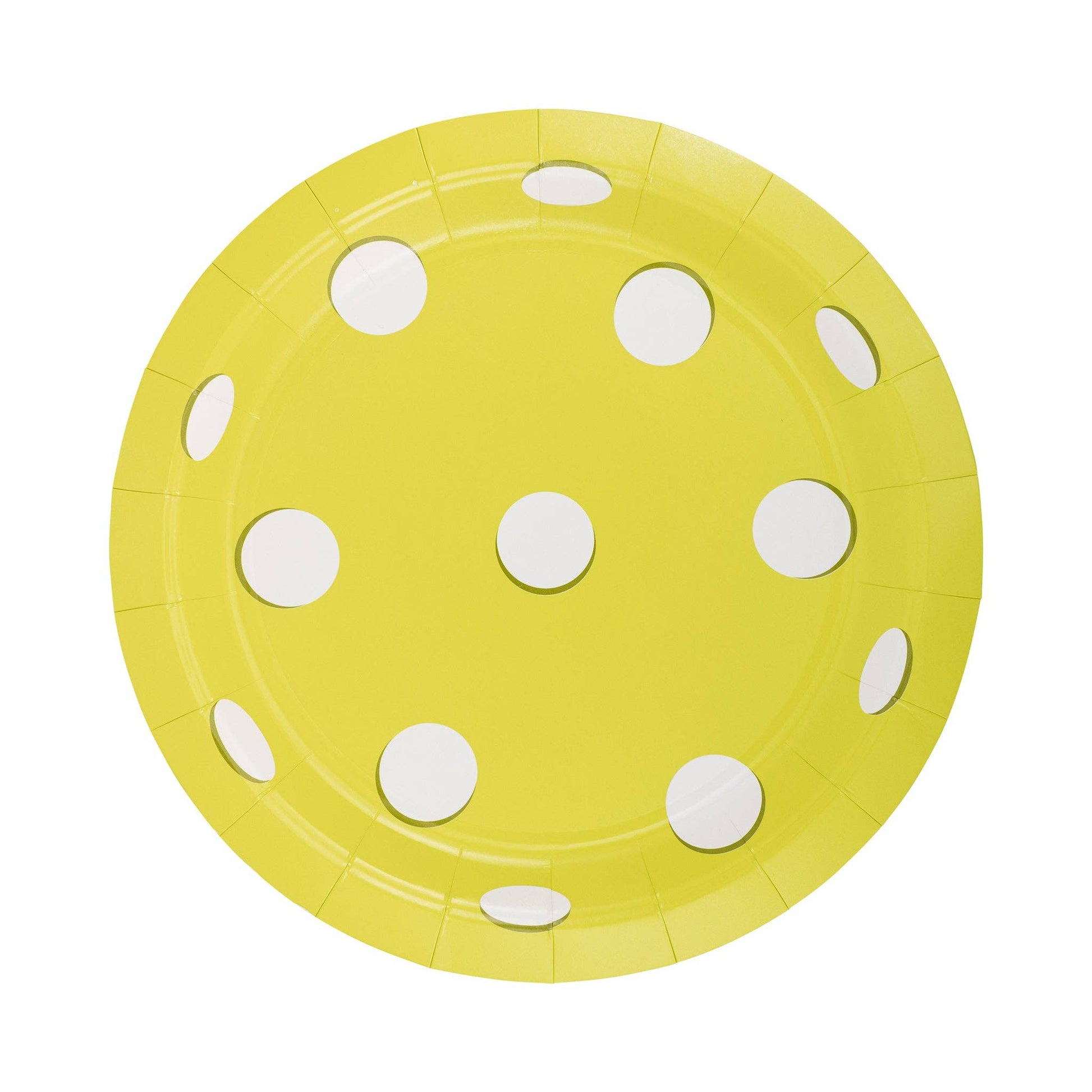 Unique pickleball-shaped paper plates, perfect for serving snacks at your next party. Each plate measures 9 inches and comes in a set of 8, making them a fun addition for pickleball lovers and guests. Ideal for sports-themed gatherings and game day celebrations.