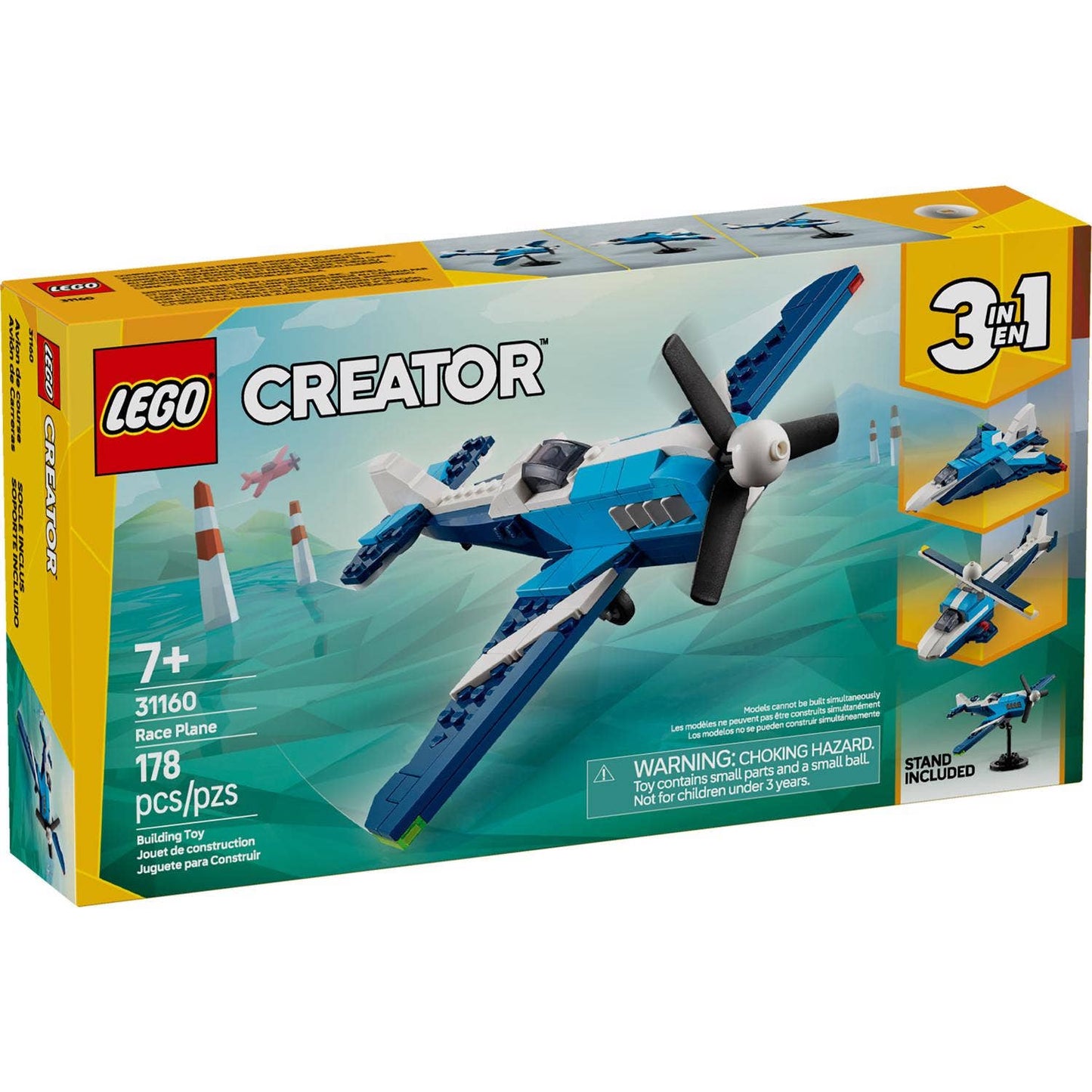 “Cleared for Takeoff” ✈️ LEGO Creator 3-in-1 Race Plane Building Set by LEGO