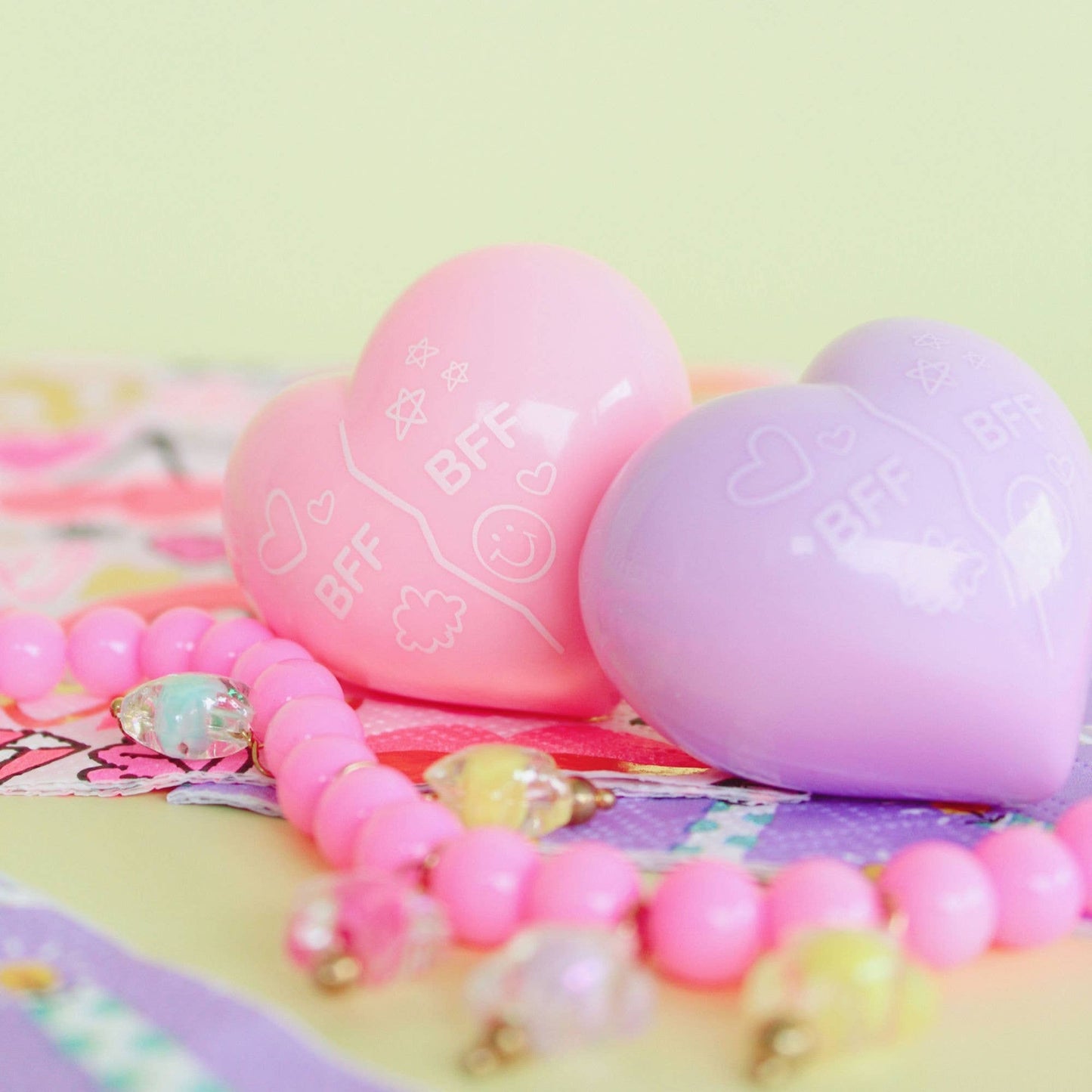 “BFF Pucker Power” 💋💖 A Tear-and-Share Lip Balm Duo by Jollity & Co.