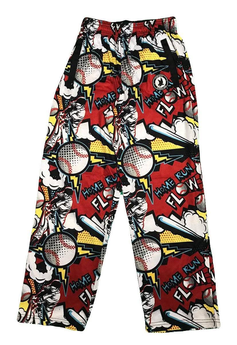 "Home Run Hero" ⚾ Kids Baseball Lounge Pants by Flow Society