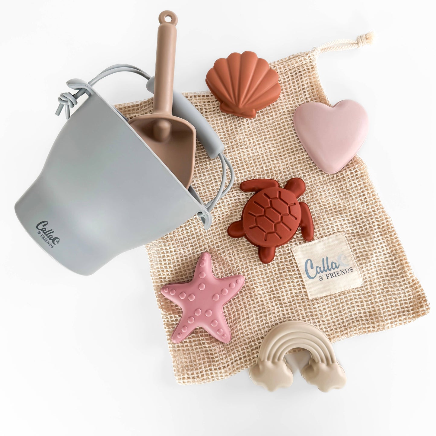 “Sandy Sweet” 🐢 Hudson Silicone Beach Toy Set
