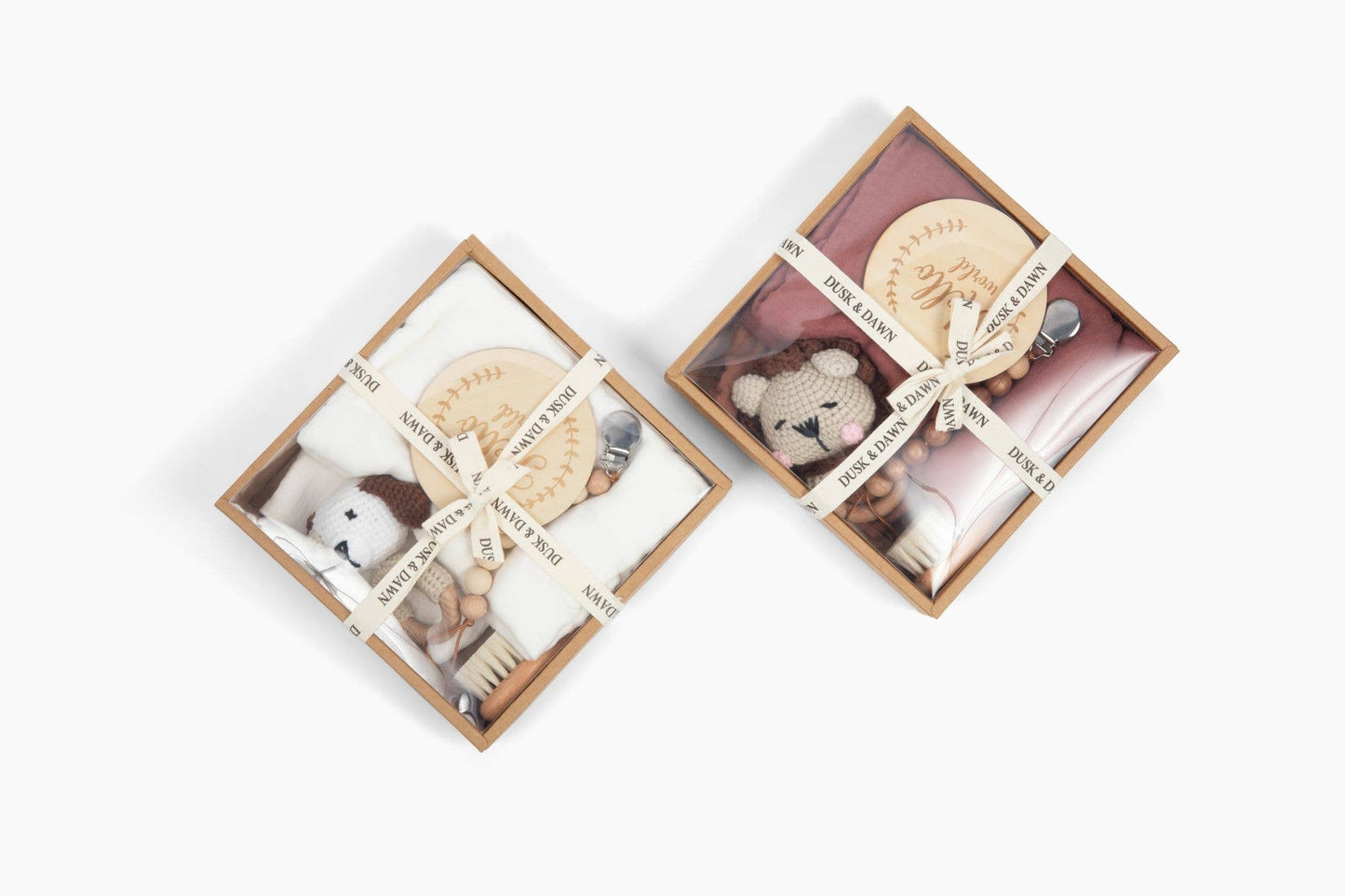 “Welcome Baby” 🥰 Gift Box - Charming 6-Piece Set for Newborns: Grey