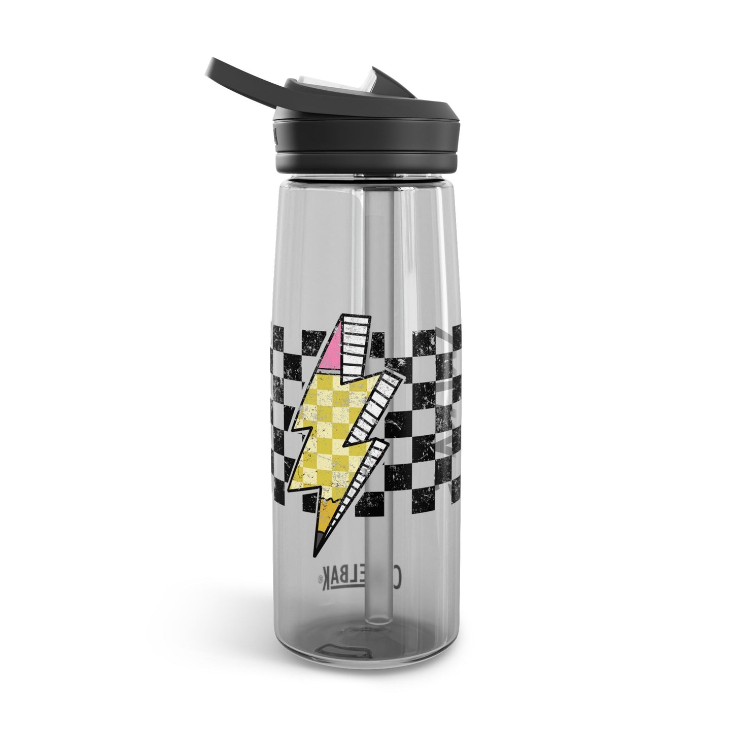 “Go Retro Lightening” 💦 Monogrammed CamelBak Eddy® Water Bottle, 20oz\25oz