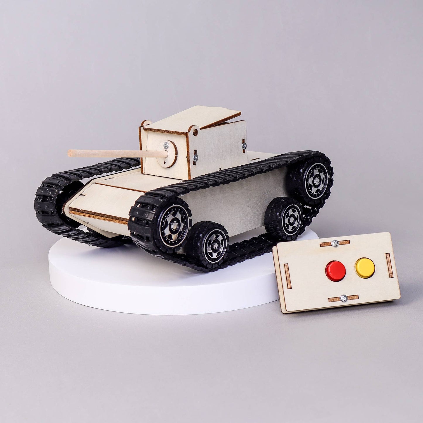 Build your own tank toy for STEM fun